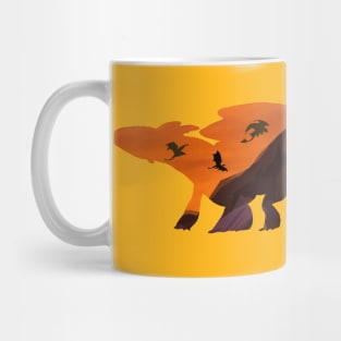 Toothless silhouette Mug